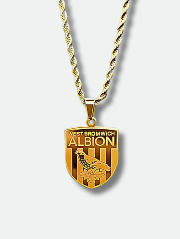 West Brom pendant, West Bromwich Albion jewelry, football club necklace, custom engraved jewelry, unique West Brom necklace, fan pendant, personalized jewelry, football fan jewelry, West Brom, jewellery, jewelry