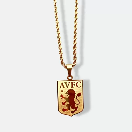silver pendant ,football gift, Gold Pendant, AVFC pendant,Aston Villa pendant, aston villa gift, Villa gift, Football villa gift ,aston villa necklace, AVFC,Aston Villa ,Premier, Soccer