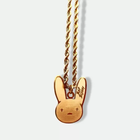 Bad Bunny,Pendant,Yo Perrero Sola,18k Gold Silver,Custom Engraved,Gift,Bad Bunny gift,Jewelry,Trendy,Personalized,Latin Music,Reggaeton,