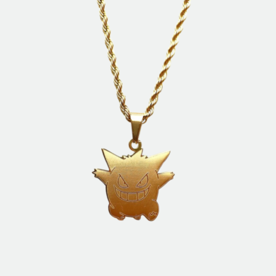 Gengar pendant, Pokémon jewelry, Gengar necklace, custom Gengar pendant, Pokémon fan accessory, Gengar collectible, Pokémon memorabilia, Gengar head pendant, custom engraved pendant, unique Pokémon merchandise, Gengar necklace with engraving, Pokémon fan jewelry, personalized Gengar pendant, custom Pokémon character pendant, unique fan jewelry, Gengar accessory, Pokémon themed pendant.
