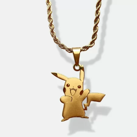 18k gold plated, collectible item, custom message, Eevee gift, Eevee pendant, Eevee-themed necklace, elegant pendant, engraved name, fashion-forward pendant, fashionable accessory, gift for Pokemon lovers, high-quality pendant, jewelry, necklace, personalized pendant, pokemon fan, pokemon jewellery, pokemon jewelry, Pokemon merchandise, Pokemon-inspired jewelry, premium craftsmanship, silver plated, statement piece, stylish accessory, trendy pendant, unique design.