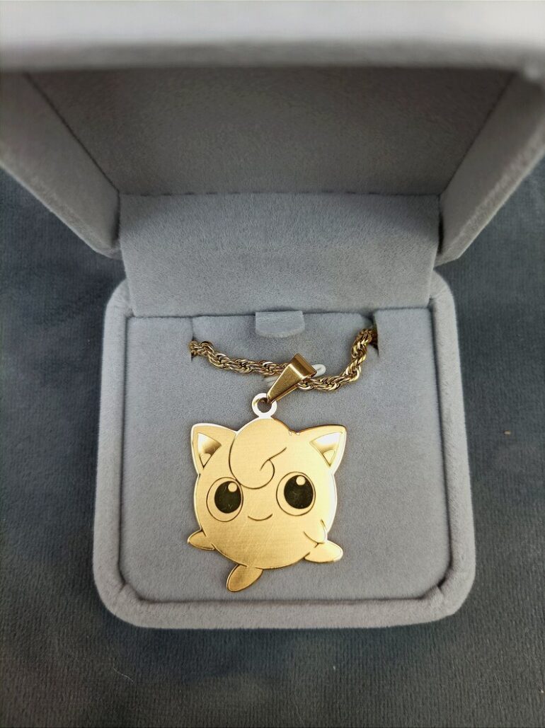 Jigglypuff Gold-Plated Pokmon Pendant Personalized with Jigglypuff Engraving The Jewellery Tailor Jigglypuff Gold-Plated Pokmon Pendant Personalized with Jigglypuff Engraving The Jewellery Tailor