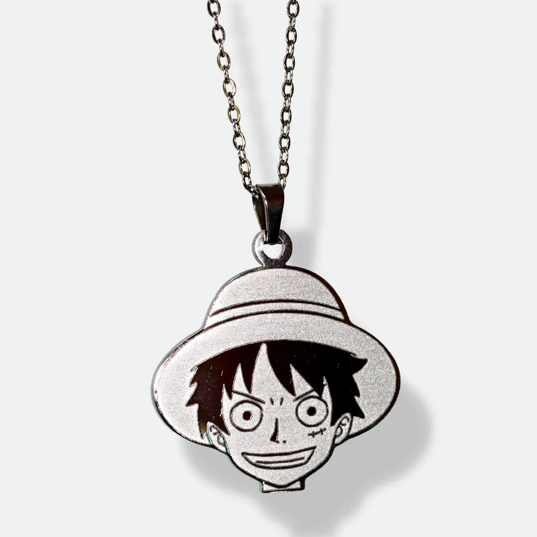 Luffy Jewelry, Luffy Straw Hat Accessory, 18k Gold Plated Pendant, Silver Plated Necklace, Engraved Name Jewelry, Personalized Luffy Pendant, Customizable Anime Necklace, One Piece Character Accessory, Straw Hat Luffy Gift, Manga Enthusiast Present, Unique Anime Merchandise, Durable Luffy Necklace, Premium Plated Jewelry, One Piece Collector's Item, Manga-Themed Pendant, Luffy Devotion Piece, Custom Anime Jewelry, Exclusive Straw Hat Accessory, Gift for Manga Lovers, Luffy Anime Character Tribute